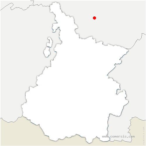 carte de localisation de Gargas