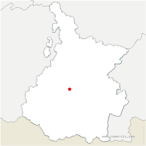 carte de localisation de Gouzens