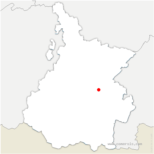 carte de localisation de Haulies