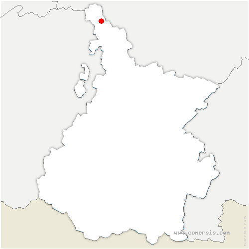 carte de localisation de Hères