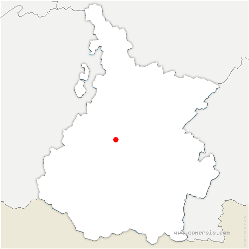 carte de localisation de Labassère