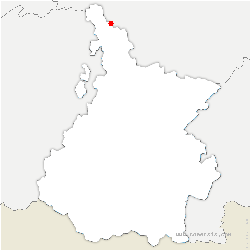 carte de localisation de Labatut-Rivière