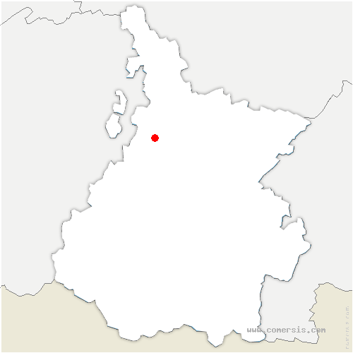 carte de localisation de Lahage