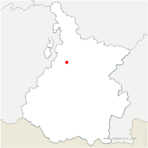 carte de localisation de Laloubère
