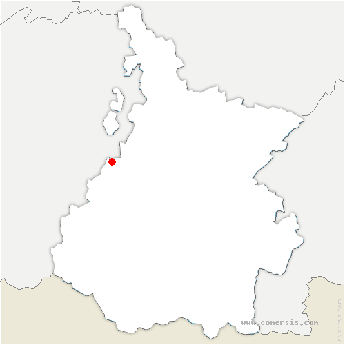 carte de localisation de Lamarque-Pontacq