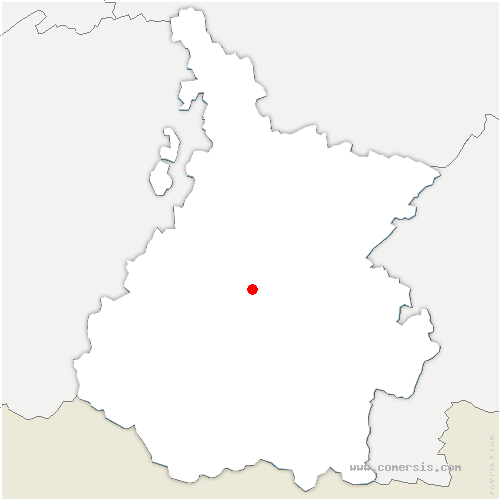 carte de localisation de Lamazère