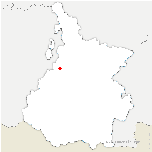 carte de localisation de Lautignac