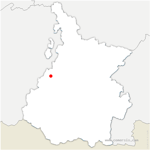 carte de localisation de Loubajac