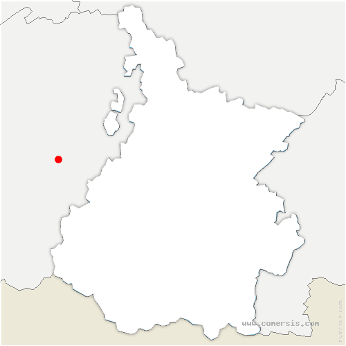 carte de localisation de Loupiac