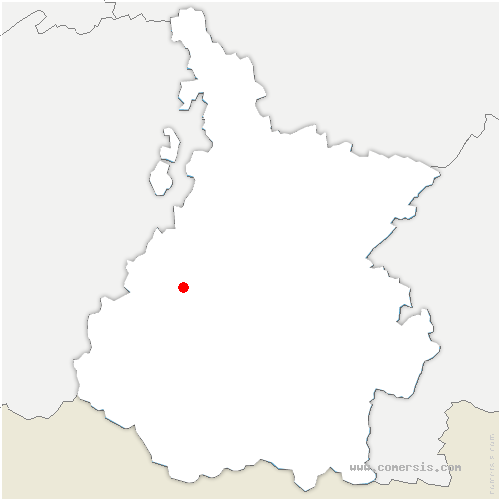 carte de localisation de Lugagnan