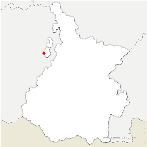 carte de localisation de Luquet
