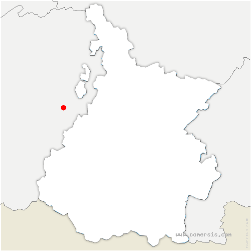 carte de localisation de Margouët-Meymes