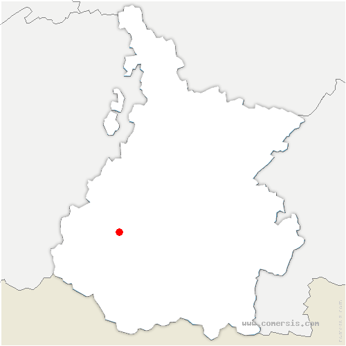 carte de localisation de Mas-Grenier