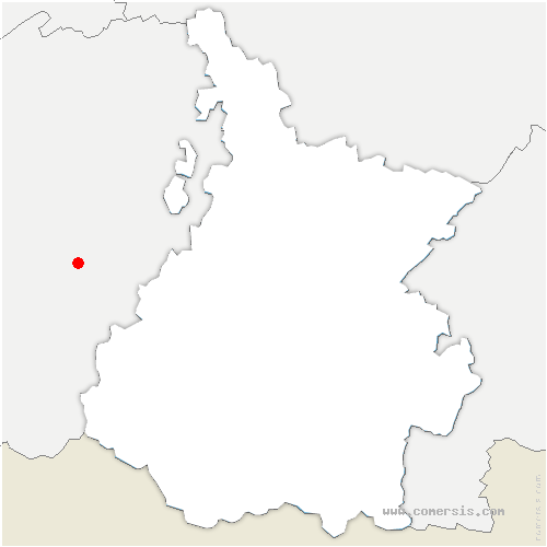 carte de localisation de Maulichères