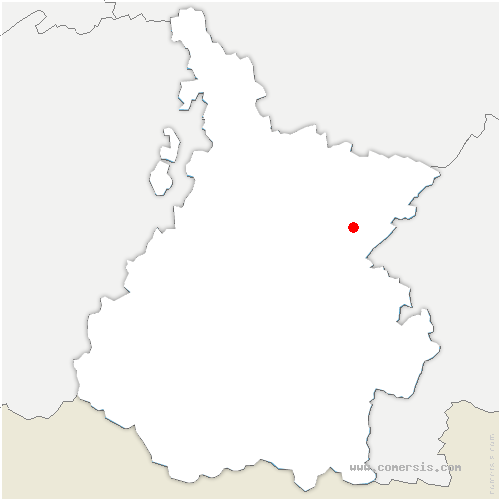 carte de localisation de Mauvaisin