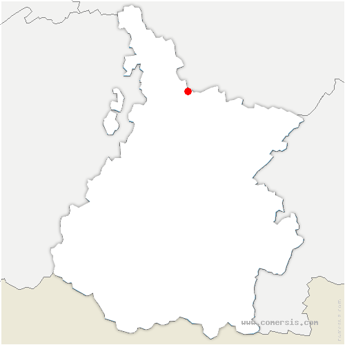 carte de localisation de Mingot