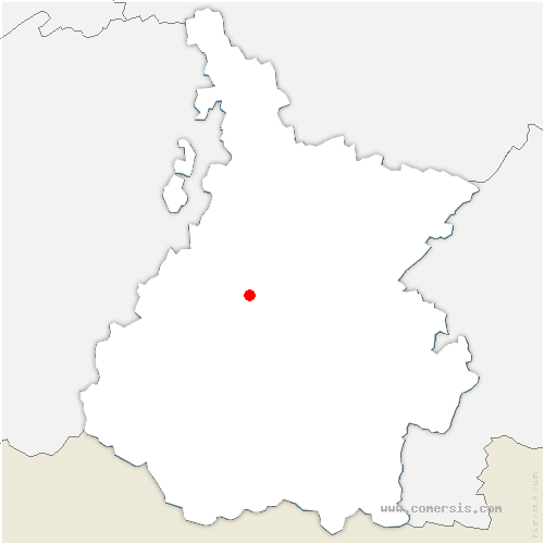 carte de localisation de Mirannes