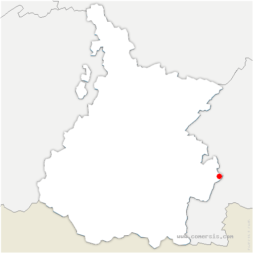 carte de localisation de Monblanc