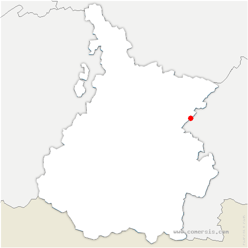 carte de localisation de Monestrol