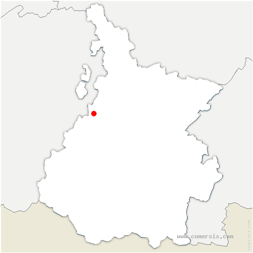 carte de localisation de Montastruc-Savès
