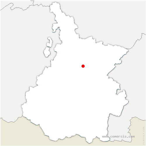 carte de localisation de Montaut