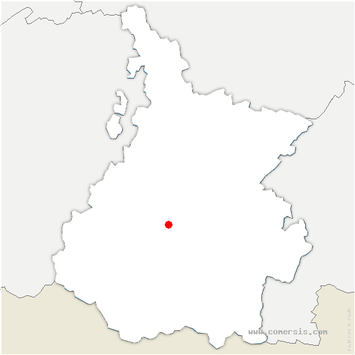 carte de localisation de Montberaud