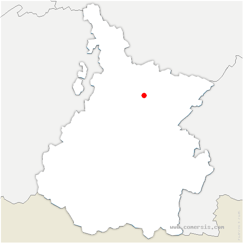 carte de localisation de Montestruc-sur-Gers