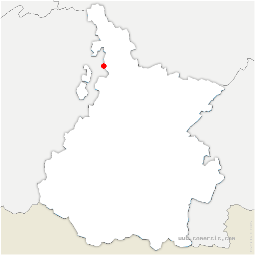 carte de localisation de Mouchan