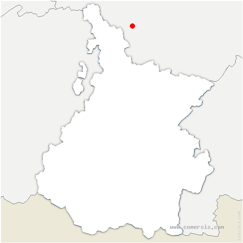 carte de localisation d'Ondes