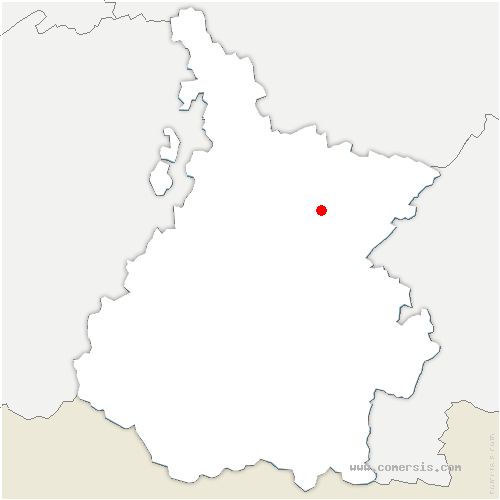 carte de localisation de Orieux