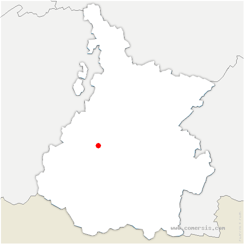 carte de localisation d'Ourdis-Cotdoussan