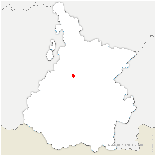 carte de localisation de Peyssies