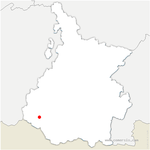 carte de localisation de Portet-d'Aspet