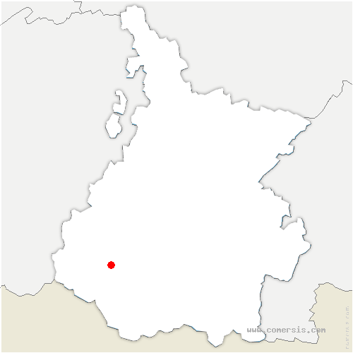 carte de localisation de Poudis