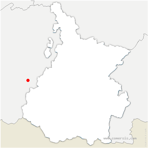 carte de localisation de Préchac-sur-Adour