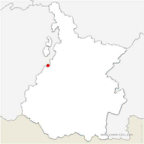 carte de localisation de Riolas