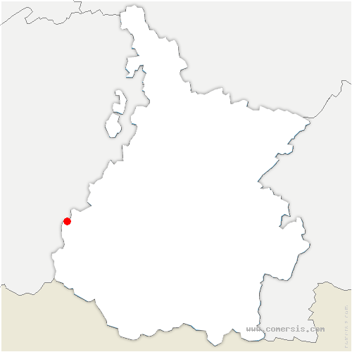 carte de localisation de Saint-Gaudens
