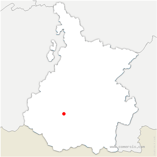 carte de localisation de Sainte-Dode