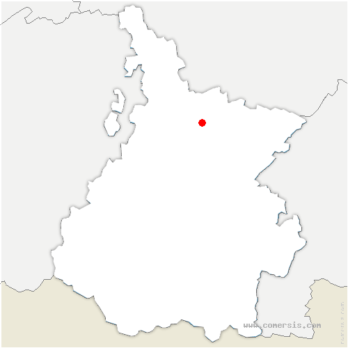 carte de localisation de Saubens