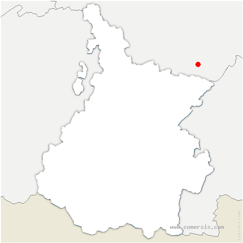 carte de localisation de Saussens