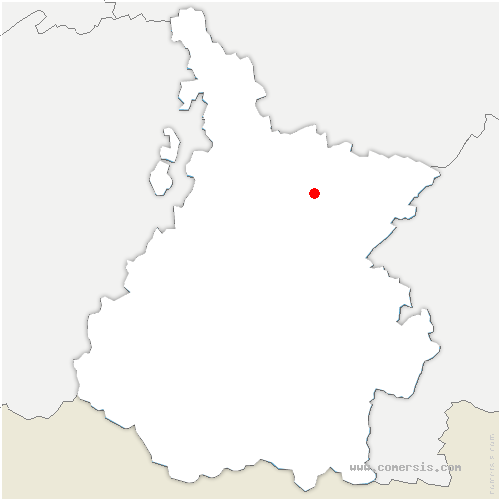 carte de localisation de Sère-Rustaing