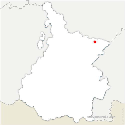 carte de localisation de Tournecoupe