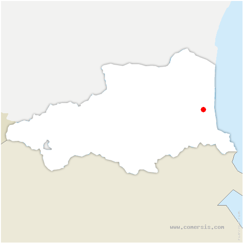 carte de localisation de Alénya