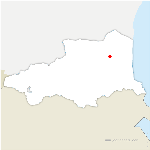 carte de localisation de Baho