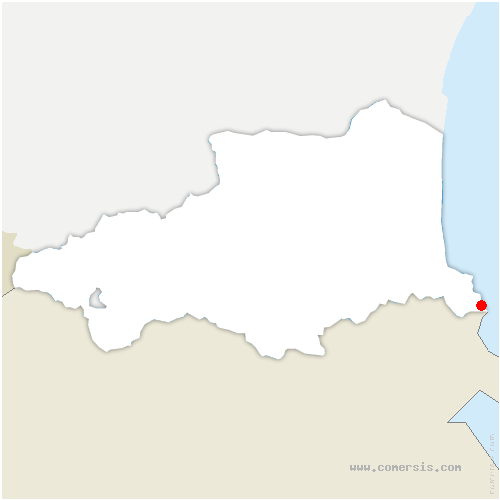carte de localisation de Banyuls-sur-Mer
