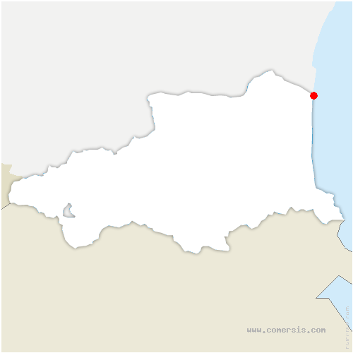 carte de localisation du Barcarès