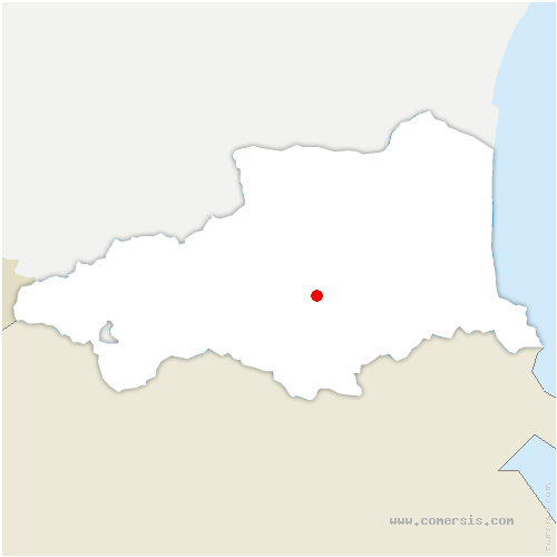 carte de localisation de Bastide