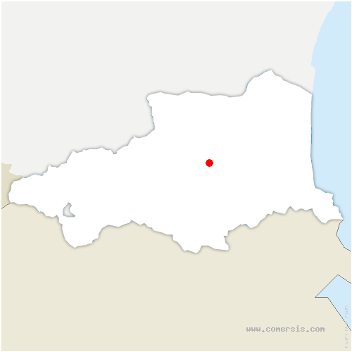 carte de localisation de Boule-d'Amont