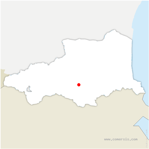 carte de localisation de Corsavy