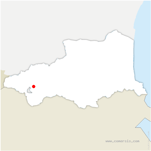 carte de localisation d'Égat